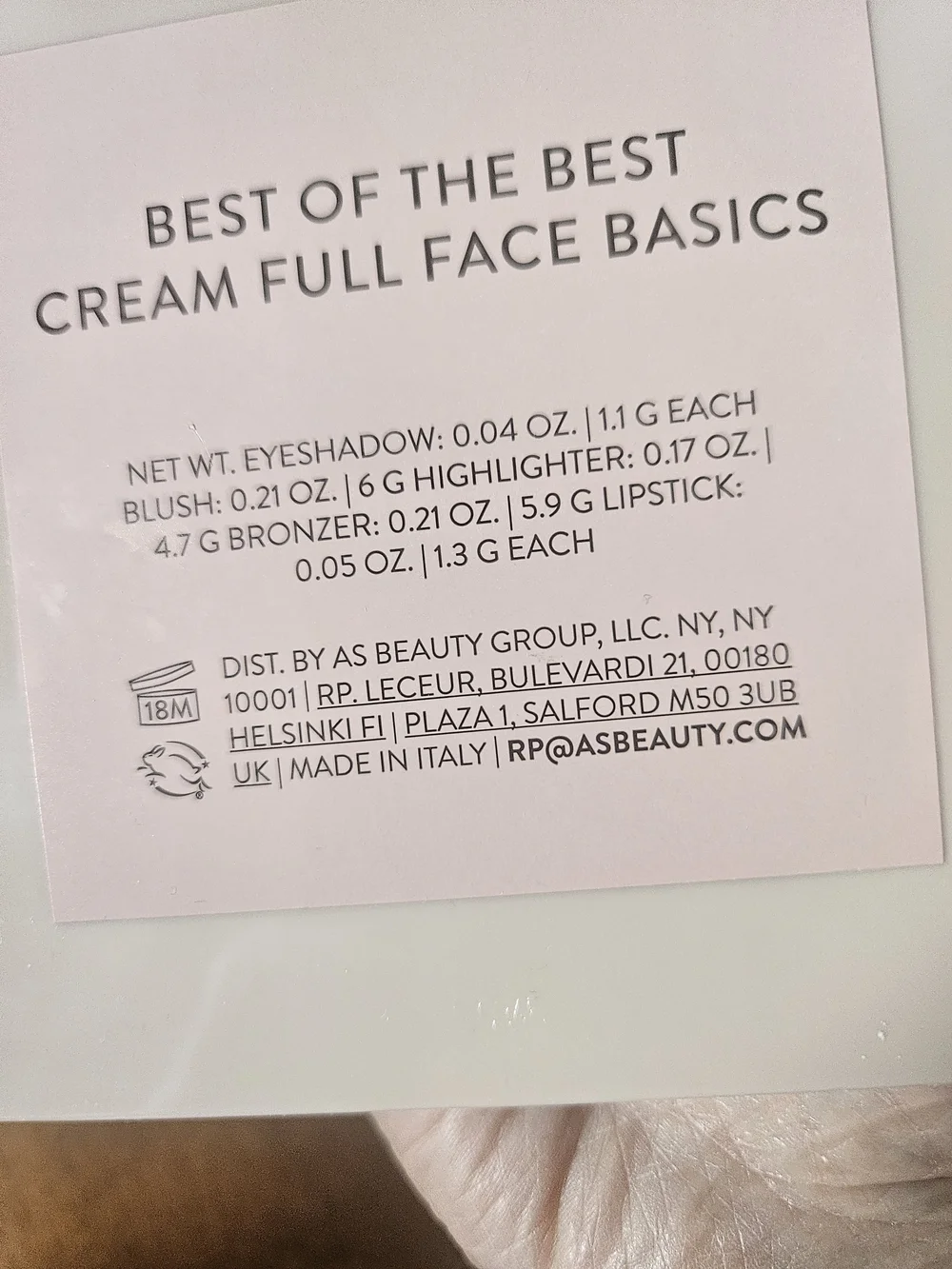 Laura Geller Best Of The Best Cream Palette W / Brush